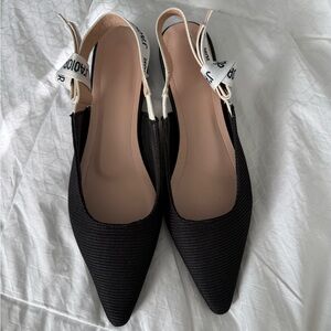 ‼️SOLD ‼️ Black Slingback Women's Flats